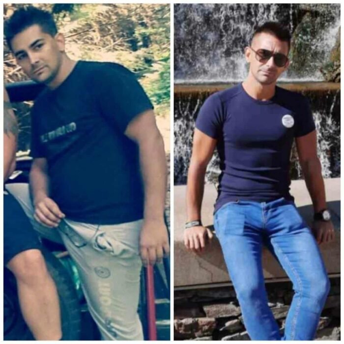 Transformacija klijenta prije i poslije rada po planu