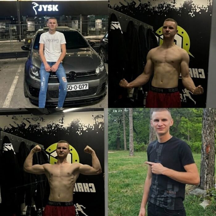 Transformacija klijenta prije i poslije rada po planu