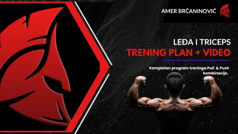 Leđa i Triceps Trening: Pull i push metod + VIDEO izvedbe treninga
