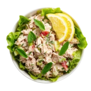 Tuna na listovima salate ili krastavcu