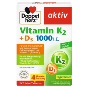 Doppelherz Vitamin K2 + D3 1000 IU