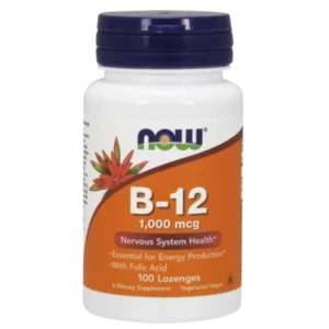 NOW Foods B-12 1000 mcg + folna kiselina