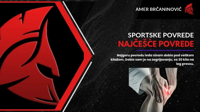 Sportske povrede: najčešće povrede, prva pomoć i povratak treningu