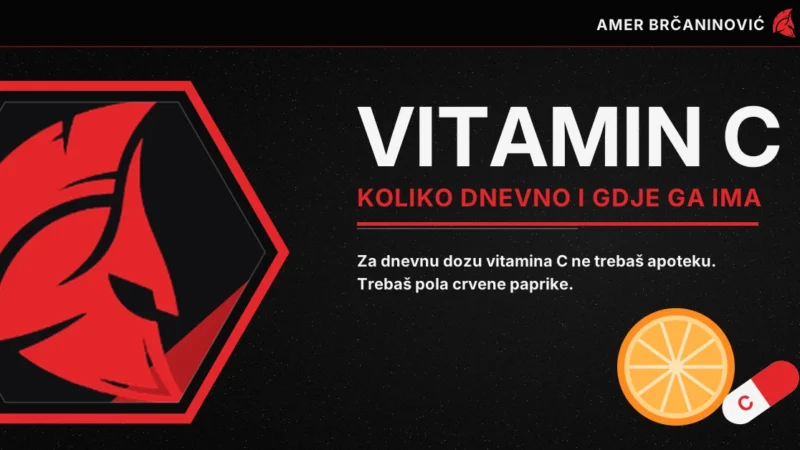Vitamin C: koliko dnevno, gdje ga ima i da li ga trebaš piti