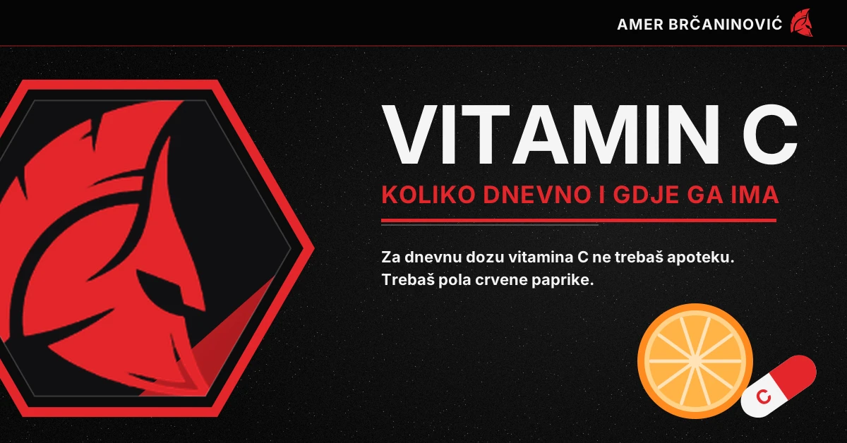 Vitamin C koliko dnevno, gdje ga ima i da li ga trebaš piti